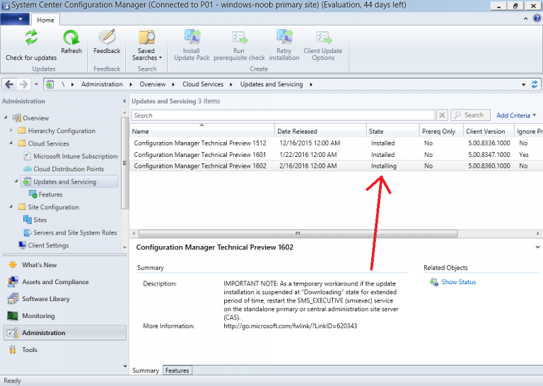 System Center Configuration Manager Technical Preview 1602 Is Now
