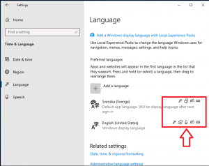 windows 10 language interface pack