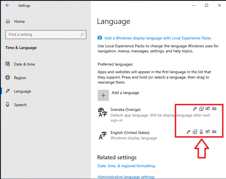 How can I dynamically install Windows 10 language packs and associated ...