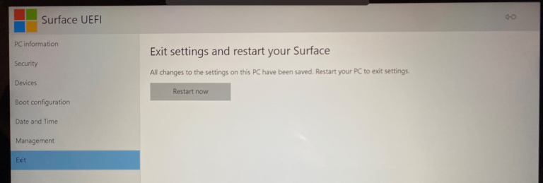 How to USB boot a Microsoft Surface Laptop 4 | just another windows noob